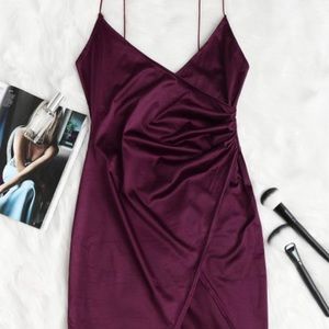 Zaful Cami Crossover Slip Dress